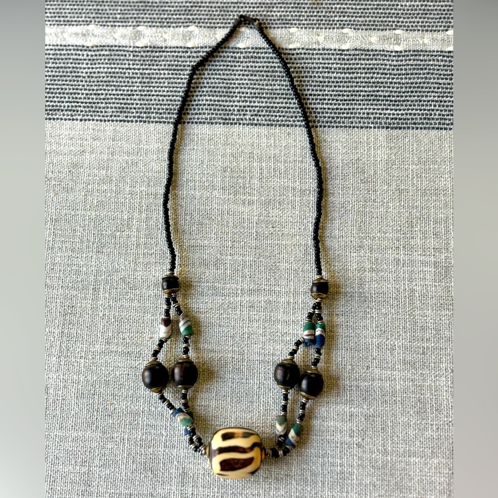 African Style Beaded Necklace
